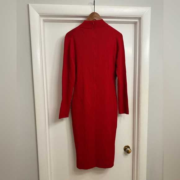 MICHAEL Michael Kors Dress - rib knit, mock neck - Picture 2 of 4